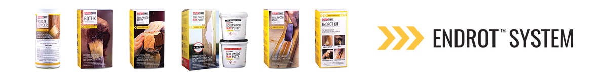 Endrot Wood Repair And Restoration Kit System Three Resins 0918