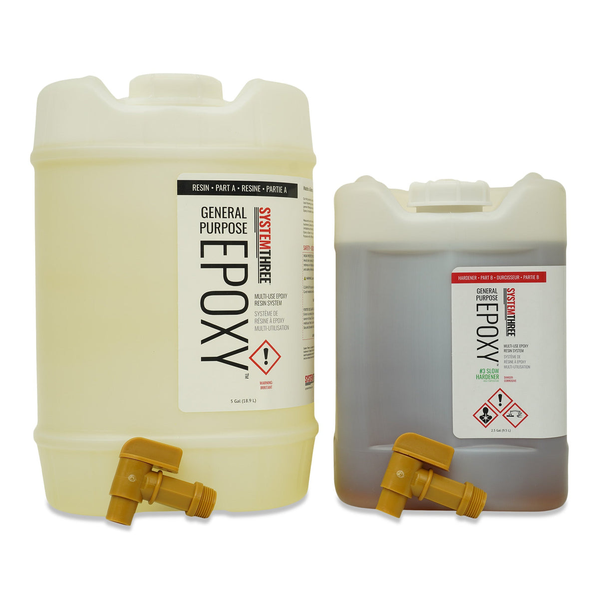 THIN- 3:1 Two Part Thin Epoxy Resin System – Kit Size 1.33 Gallons -  Composite Envisions