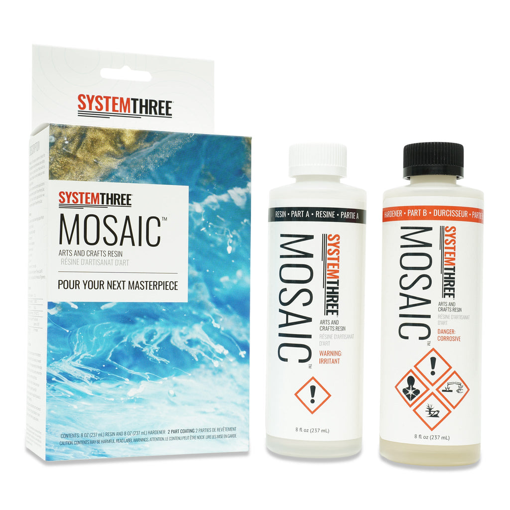 System Three - Mosaic Art And Craft Resin - 1/2 Gallon