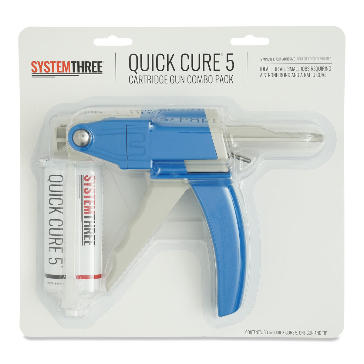 System Three 5 Minute Quick Cure Epoxy, 1/2 Pint Kit