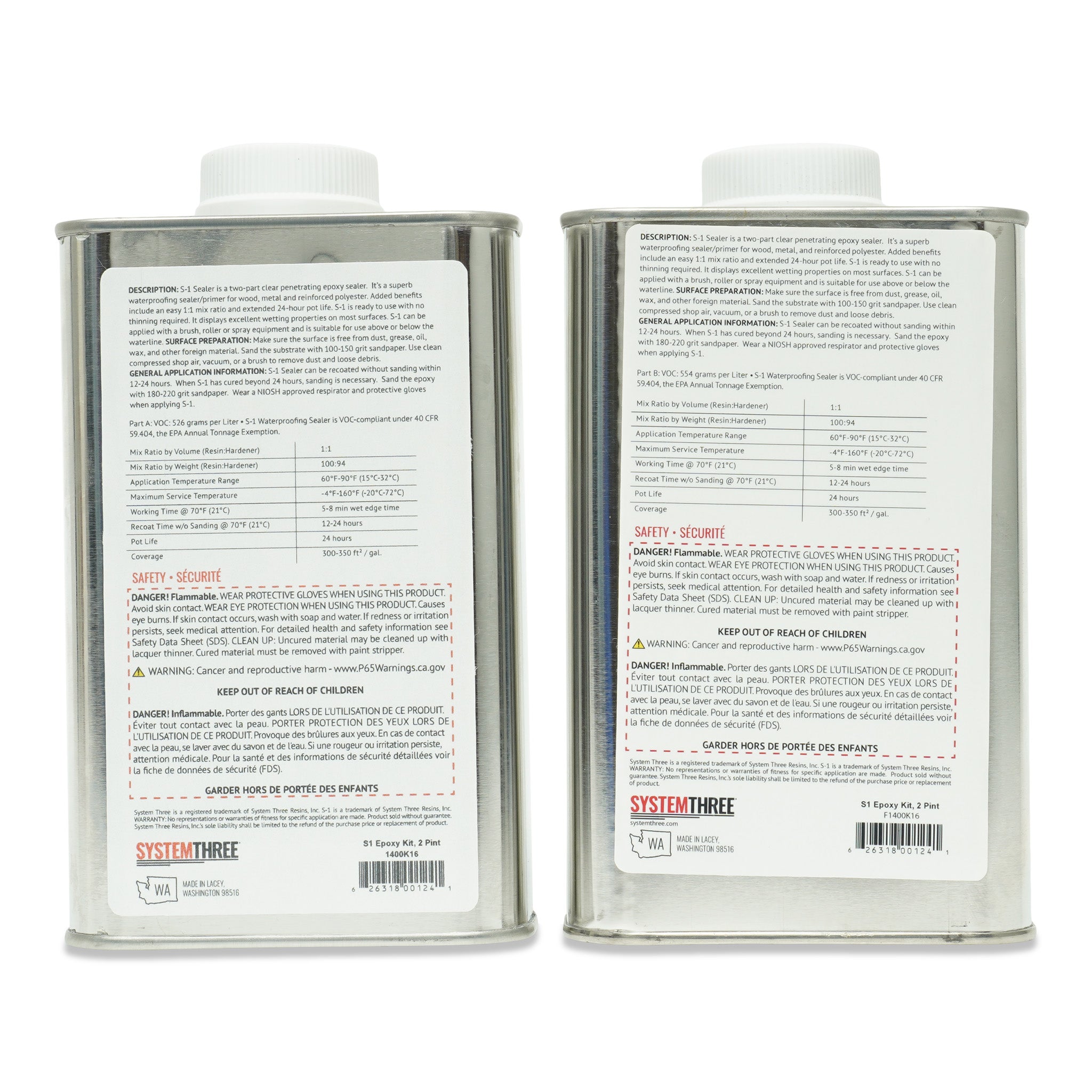 300/21 White Laminating Epoxy Resin - 6 Gallon Kit