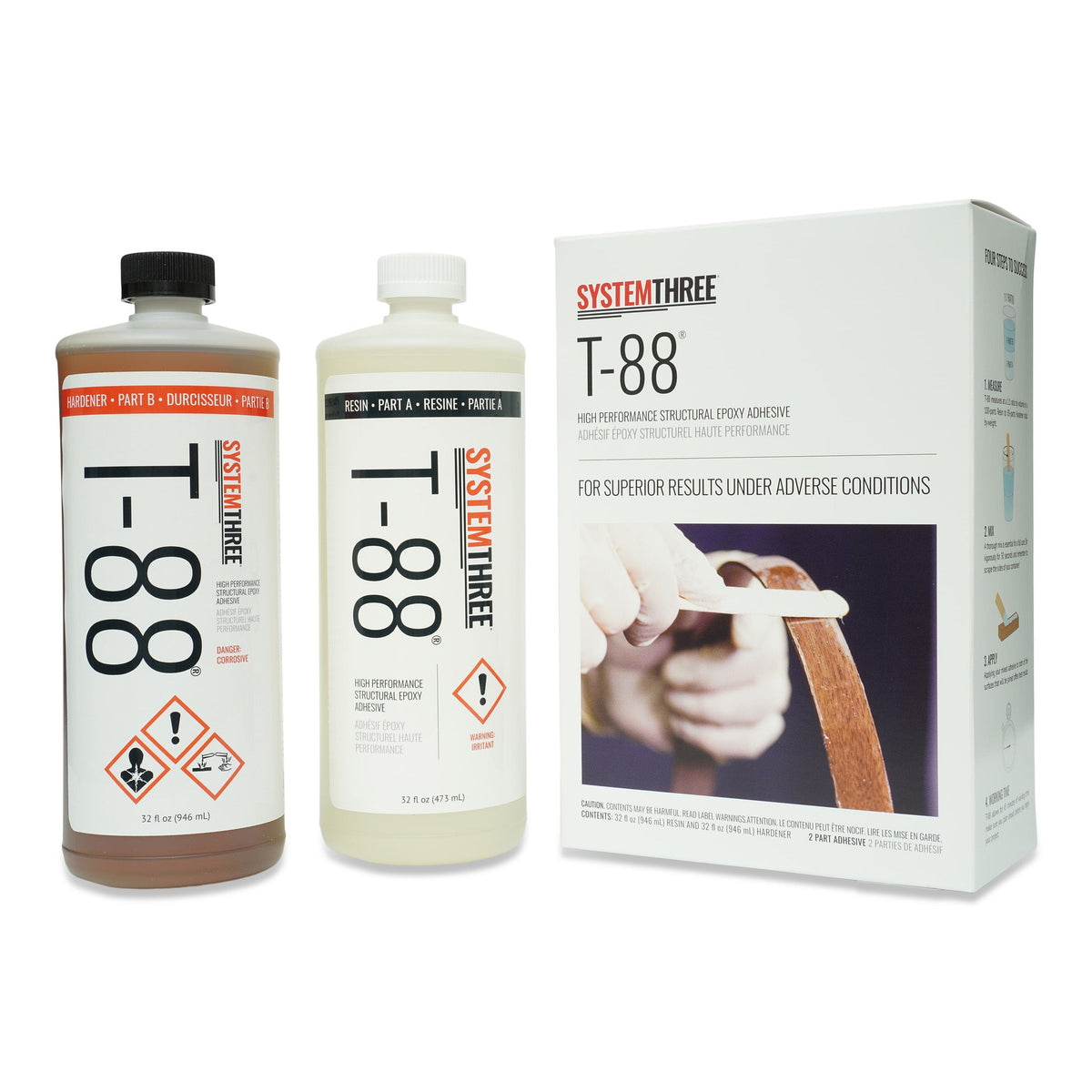 T-88 Structural Epoxy Adhesive - System Three Resins